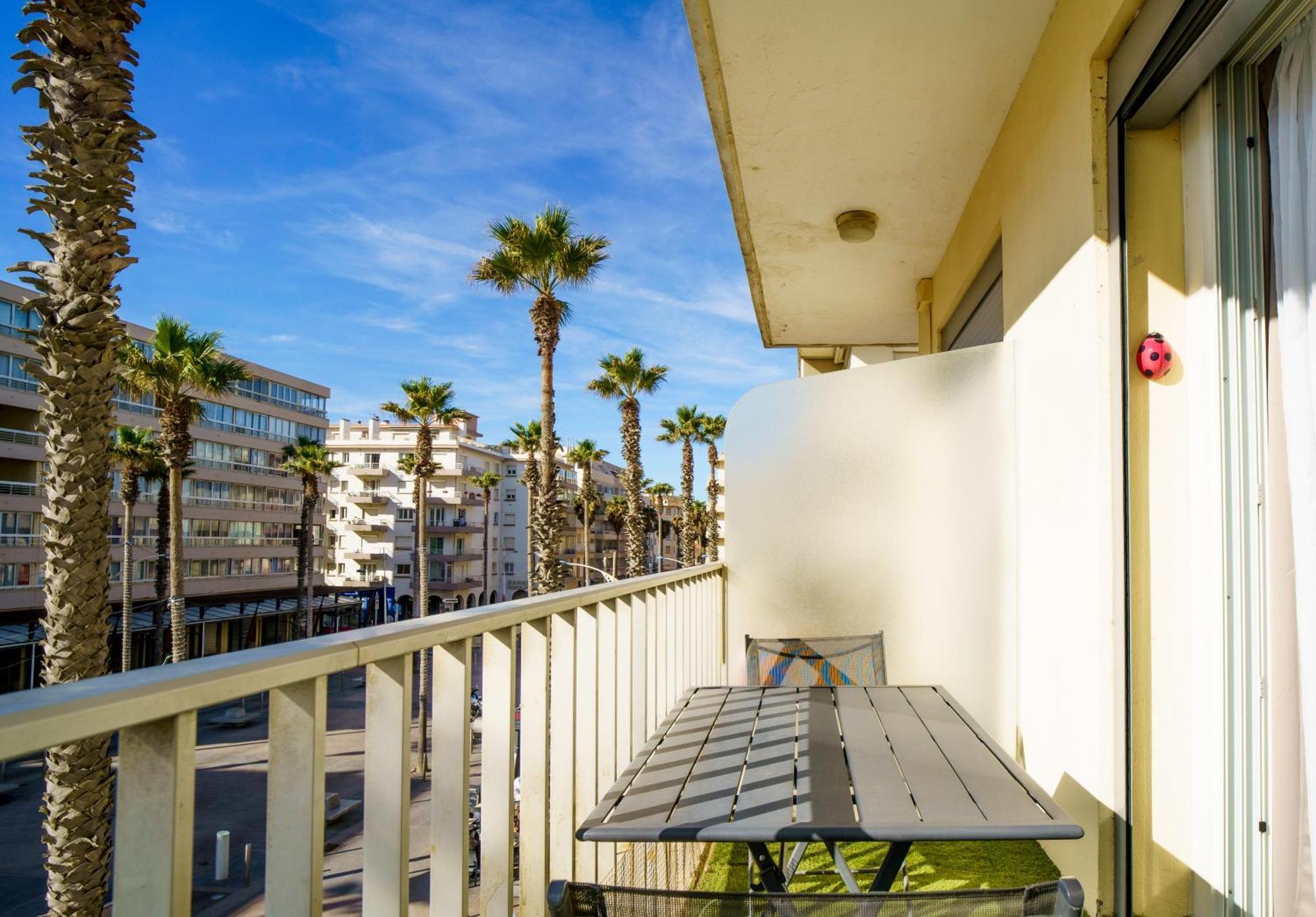 Appartement 20 Mts Plage, Pl Mediterranee, Vue Mer Parking Canet-en-Roussillon Eksteriør bilde