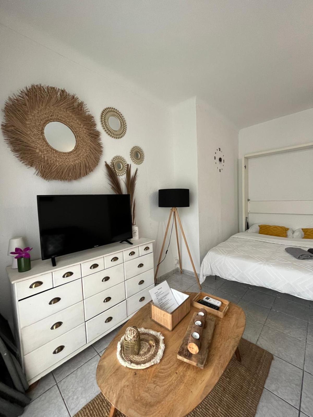 Appartement 20 Mts Plage, Pl Mediterranee, Vue Mer Parking Canet-en-Roussillon Eksteriør bilde